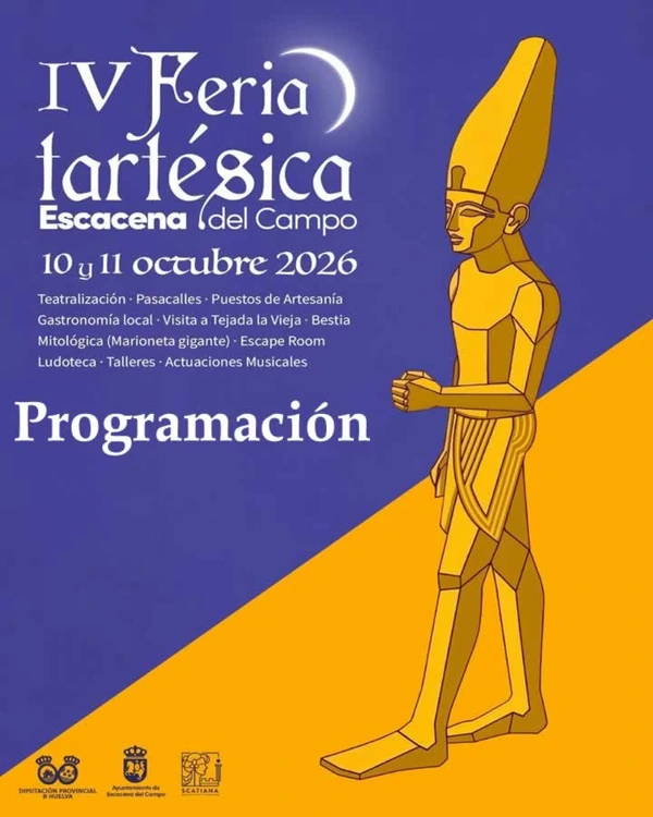Programa y cartel de la IV Feria Tartésica