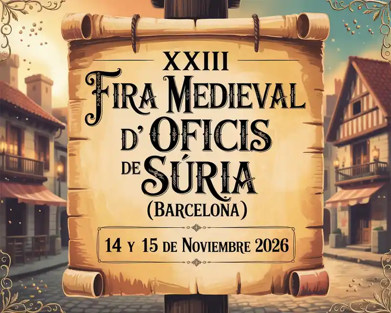 XXIII Fira Medieval d’Oficis de Súria (Barcelona) 2026