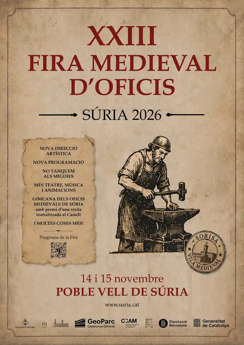 XXIII Fira Medieval d’Oficis de Súria (Barcelona) 2026