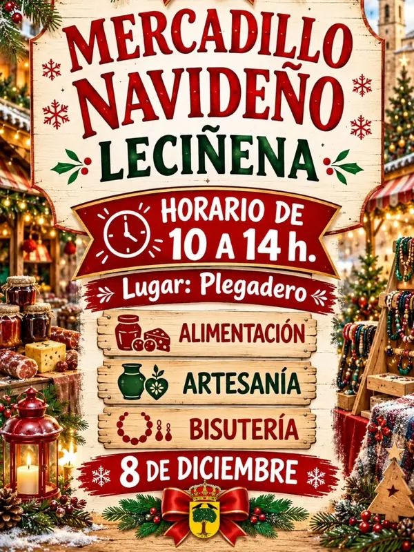 Mercadillo Navideño de Leciñena (Zaragoza) 2026