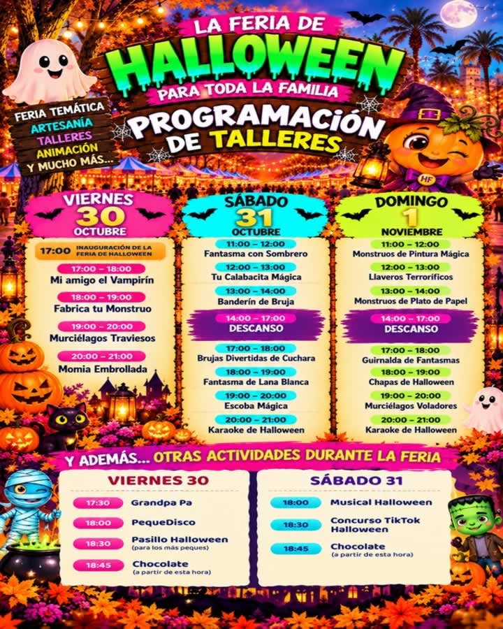 Programa de la Feria de Halloween